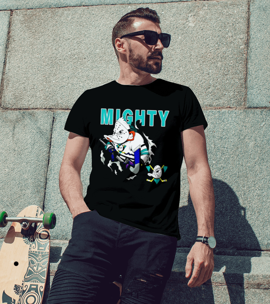 Anaheim Ducks Mighty Hockey Iconic Team T-Shirt