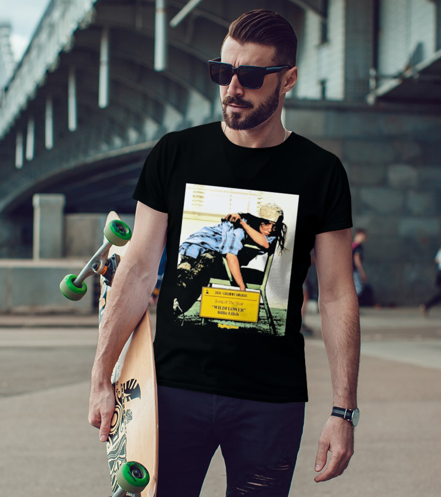 2026 Grammy Awards Song Of The Year Wildflower Billie Eilish Rolling Stone T-Shirt