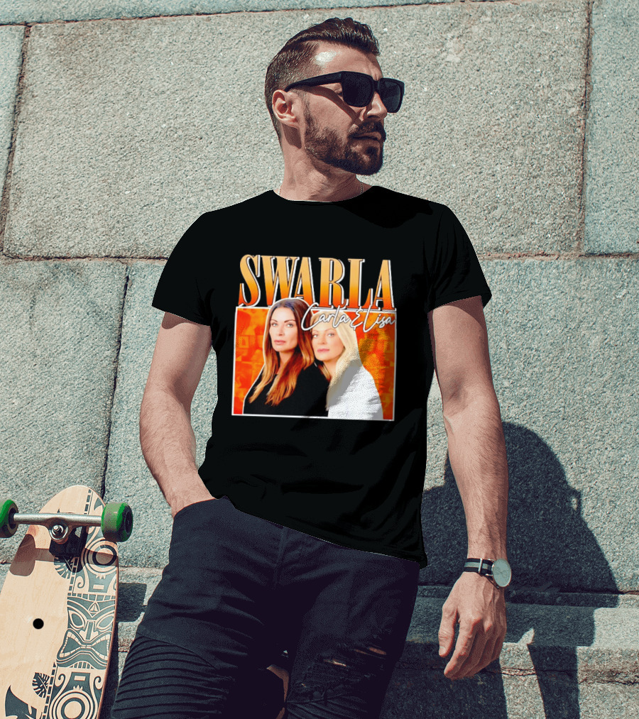 Swarla Carla And Lisa Iconic Orange T-Shirt