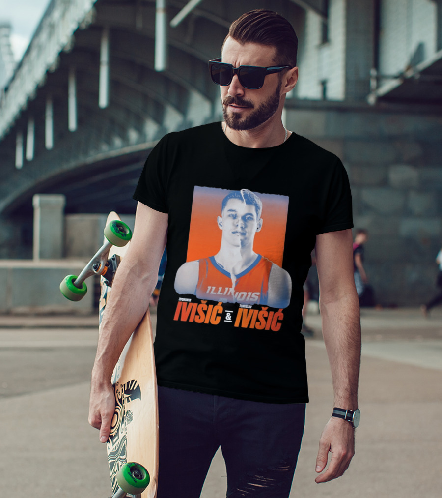 Illinois Fighting Illini Ivisic Basketball T-Shirt