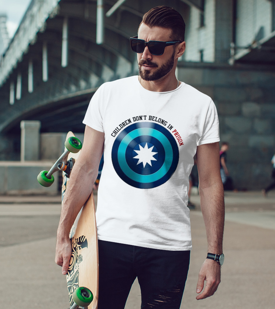 Children Don't Belong In Prison Minnesota Shield Abolish ICE T-Shirt