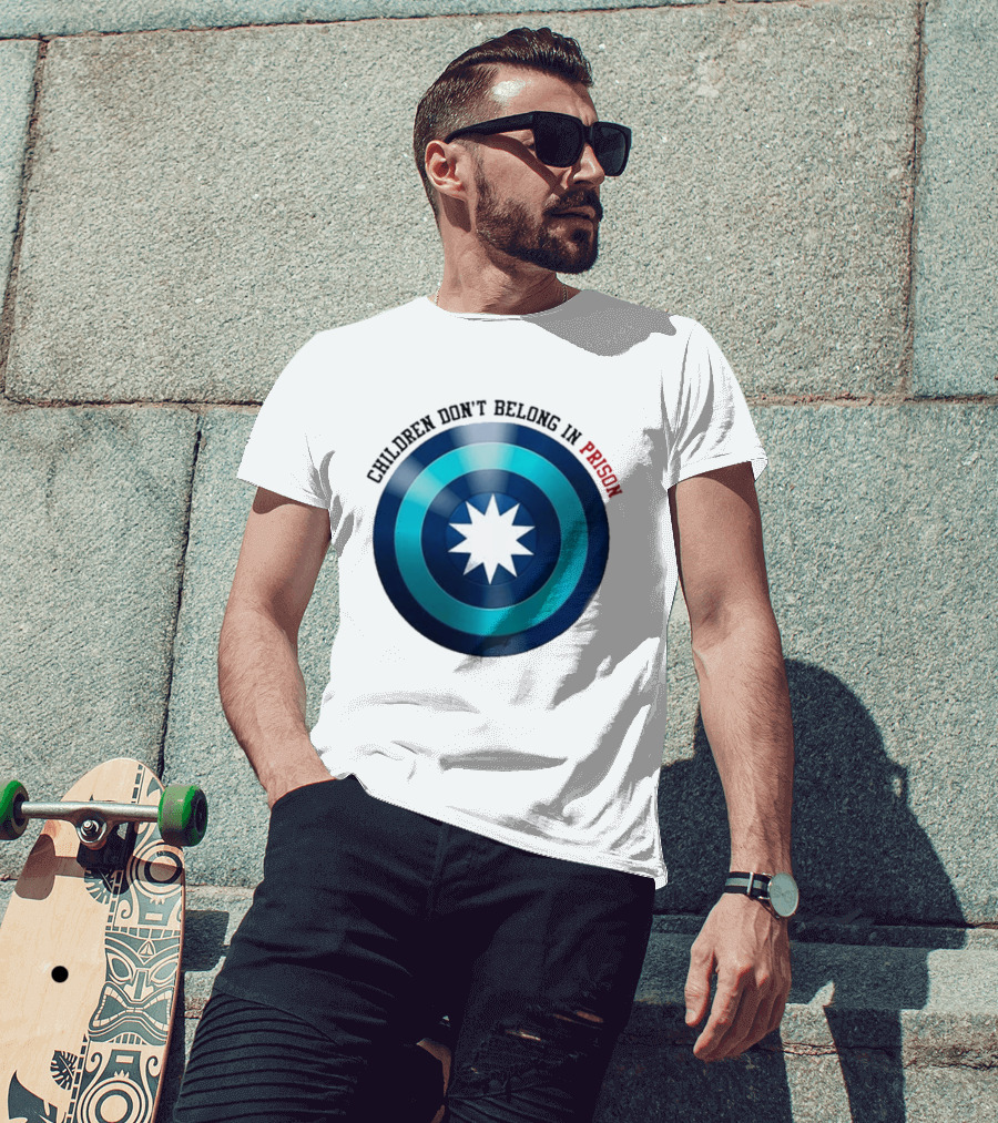 Children Don't Belong In Prison Minnesota Shield Abolish ICE T-Shirt