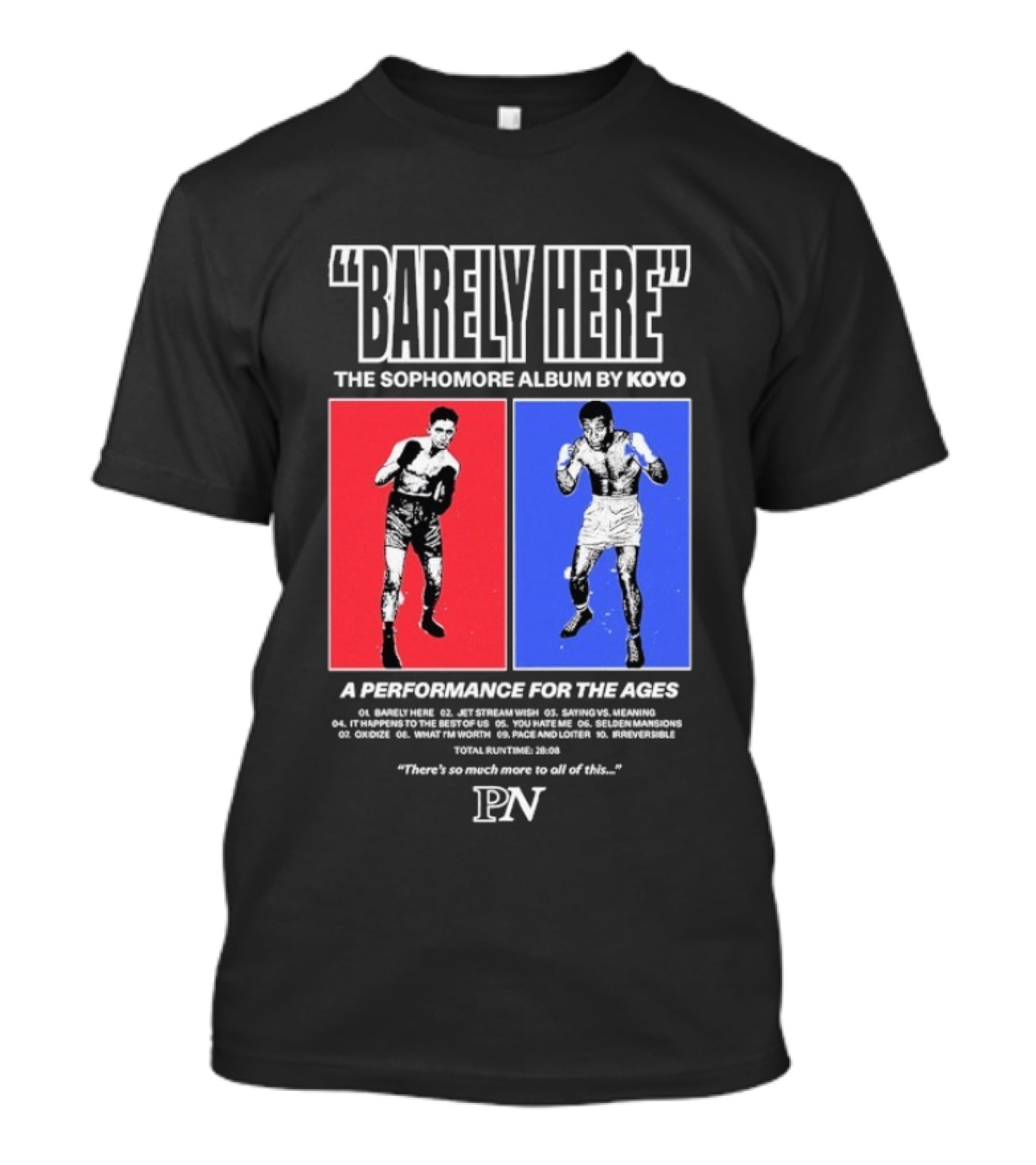 KOYO Sophomore Album Barely Here Performance For The Ages T-Shirt