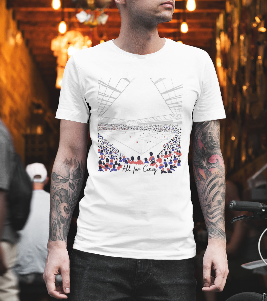 FCC All for Cincy Stadium Fan Celebration View T-Shirt