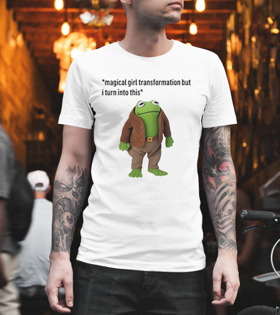 Frog And Toad Magical Girl Transformation Meme T-Shirt
