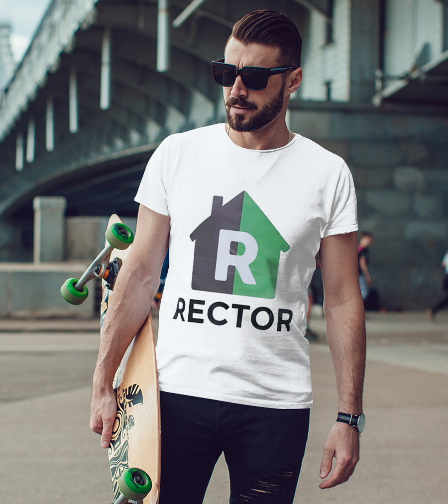 Rector R House Symbol Green And Grey T-Shirt