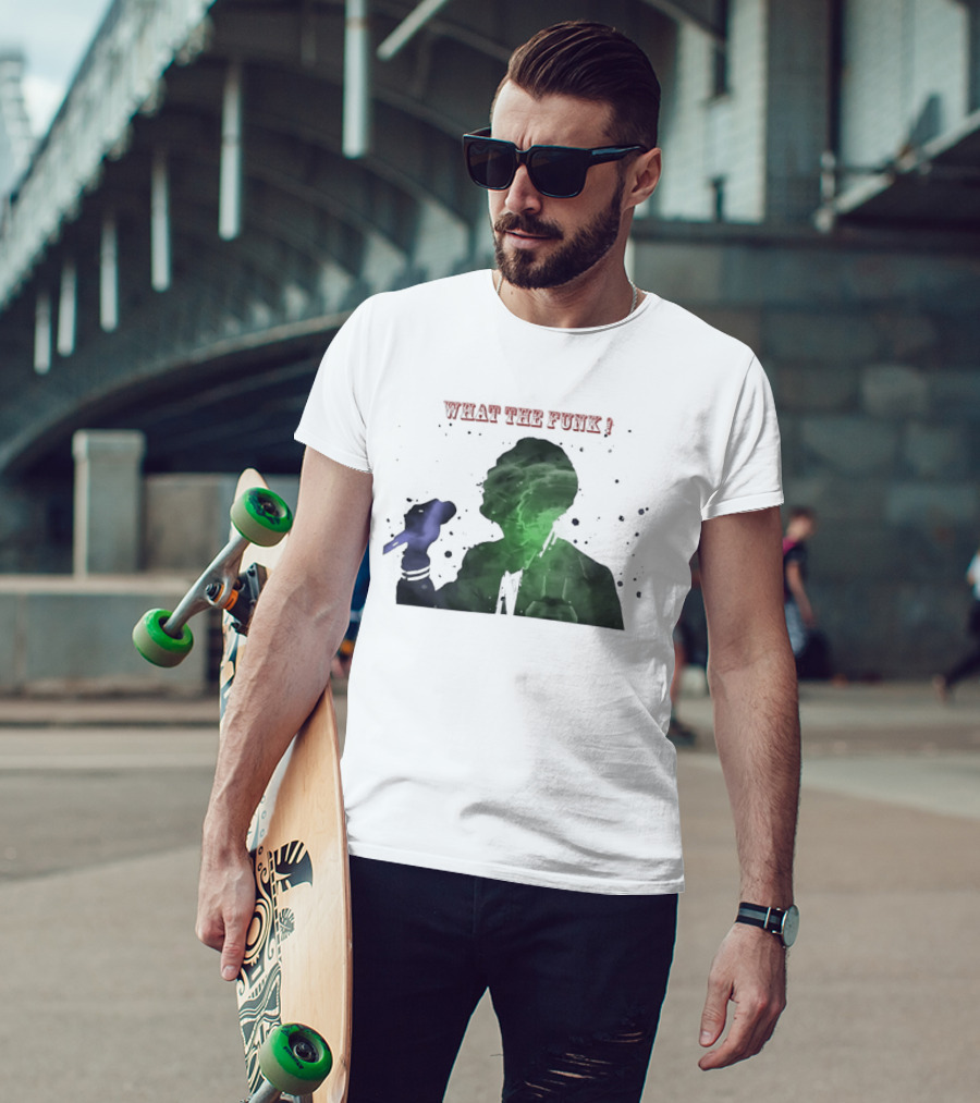 What The Funk Silhouette Microphone T-Shirt
