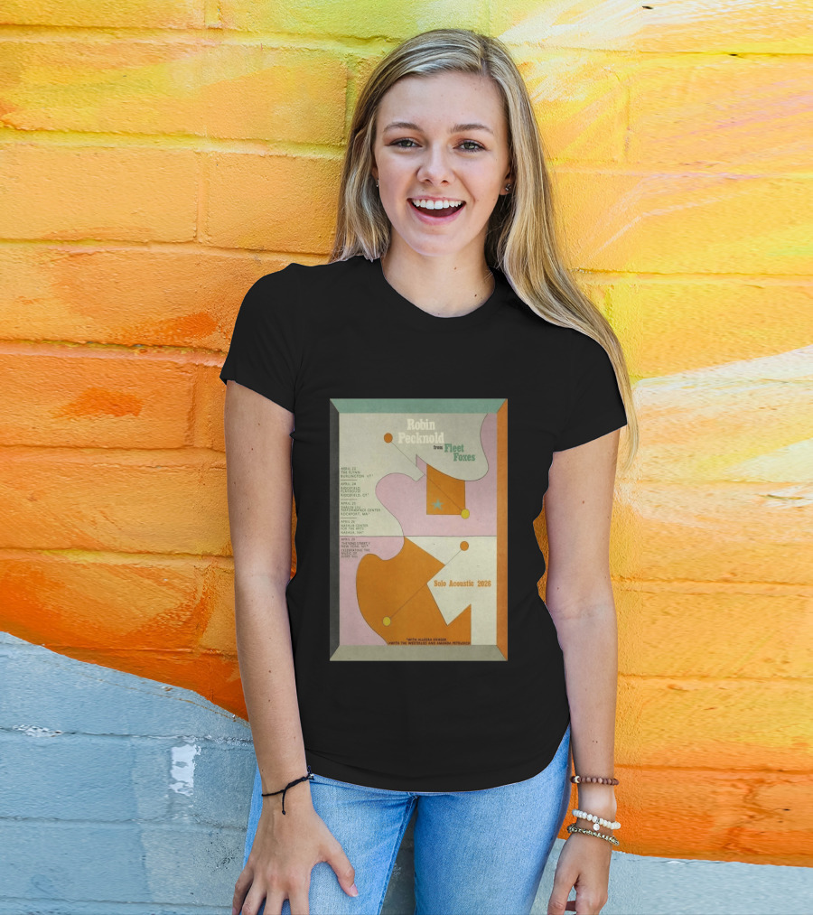 Robin Pecknold Fleet Foxes Tour 2026 Flynn Ridgefield Rockport Nashua NYC T-Shirt