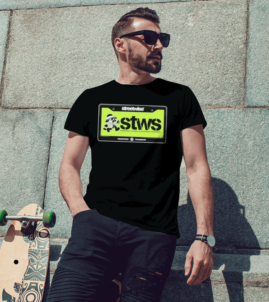 Streetwise Clothing Co STWS Registered Trademark Cat T-Shirt