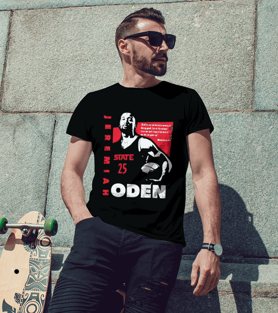 Jeremiah Oden San Diego State 25 Galatians 6:9 T-Shirt