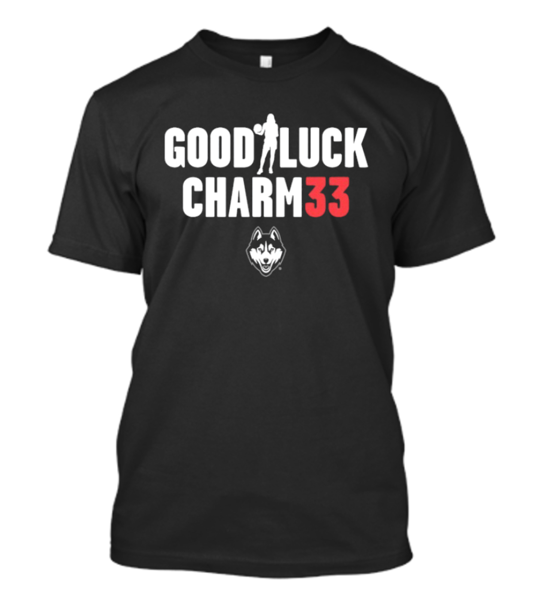 Good Luck Charm 33 UConn Huskies T-Shirt