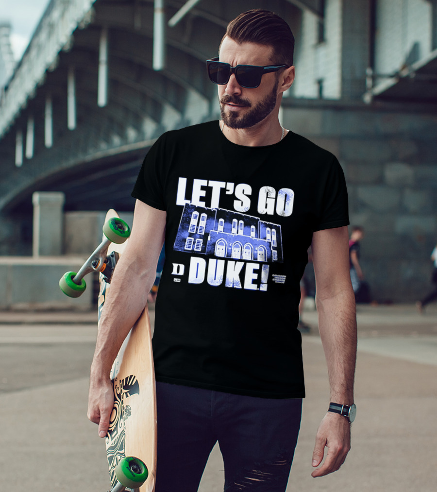Let's Go Duke Cameron Indoor Stadium Blue Devils T-Shirt