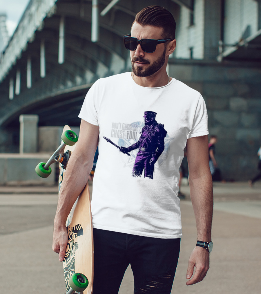 Coyle Don't Make Me Chase You Purple Costume Valentine's Day T-Shirt