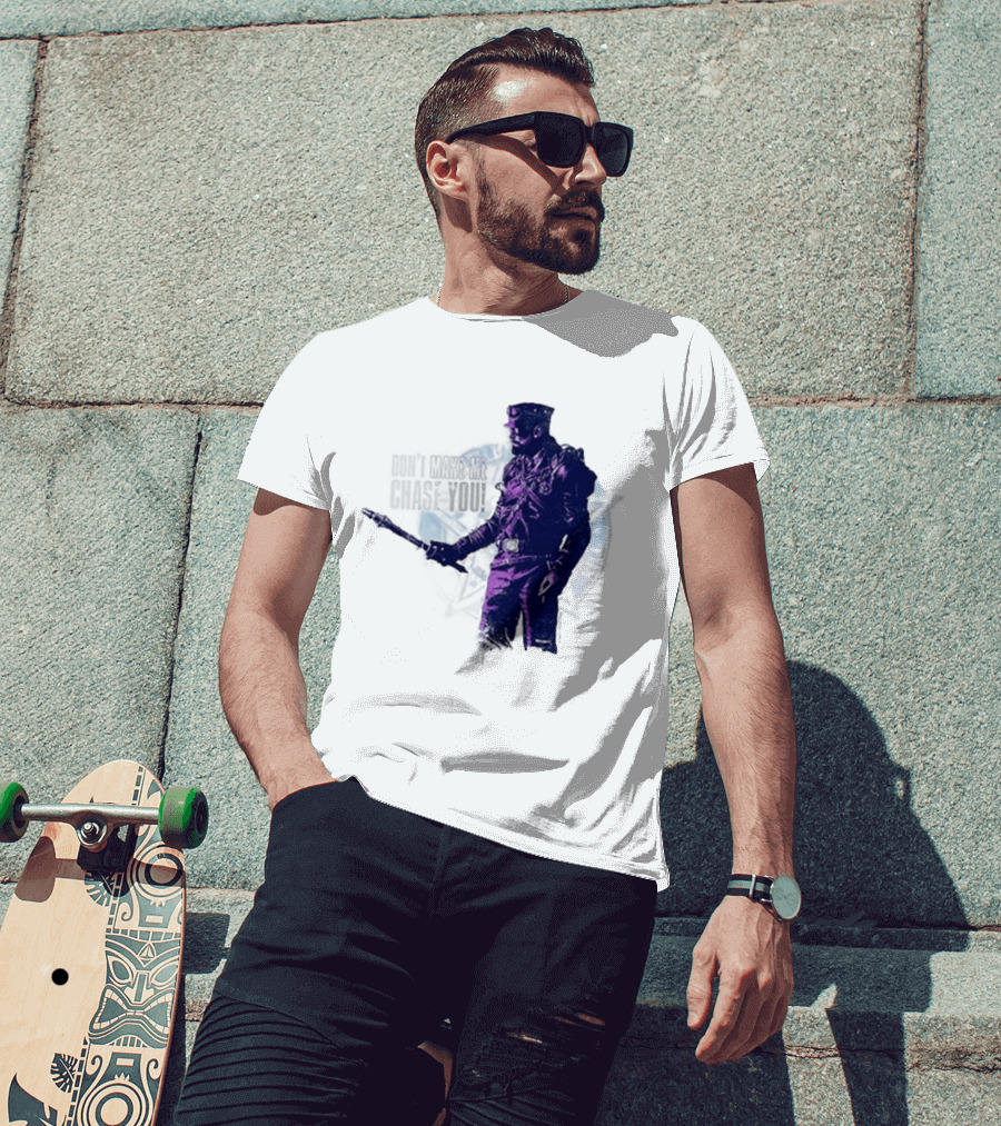 Coyle Don't Make Me Chase You Purple Costume Valentine's Day T-Shirt