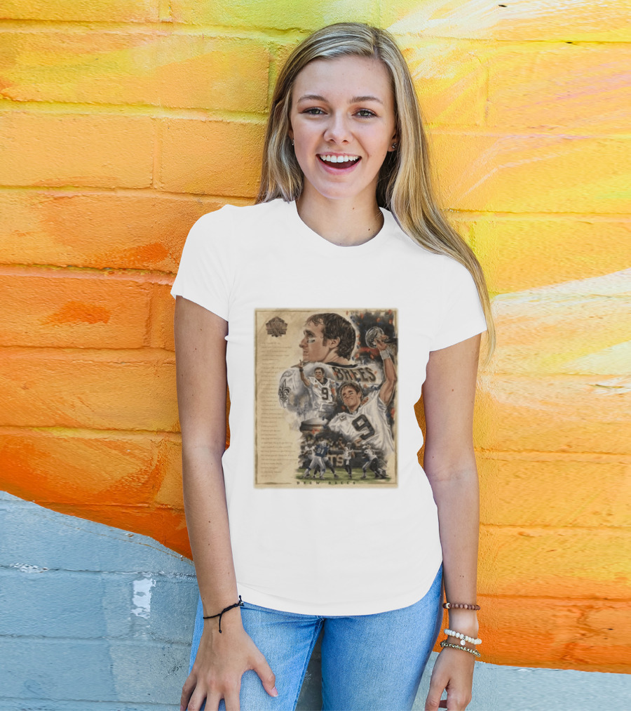 Drew Brees New Orleans Saints 2026 Pro Football Hall Of Fame Inductee First Ballot Hall Of Famer Quarterback Number 9 Legacy T-Shirt