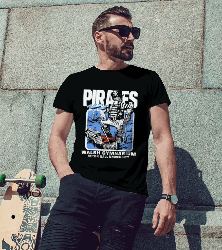 Seton Hall Pirates Basketball Walsh Gymnasium NCAA "That's Me Treasure T-Shirt