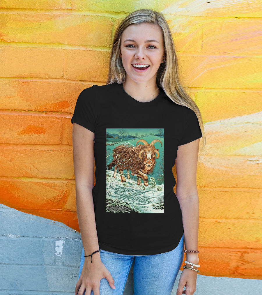 Billy Strings Asheville NC Event Feb 10 14 2026 Wolf Ram T-Shirt