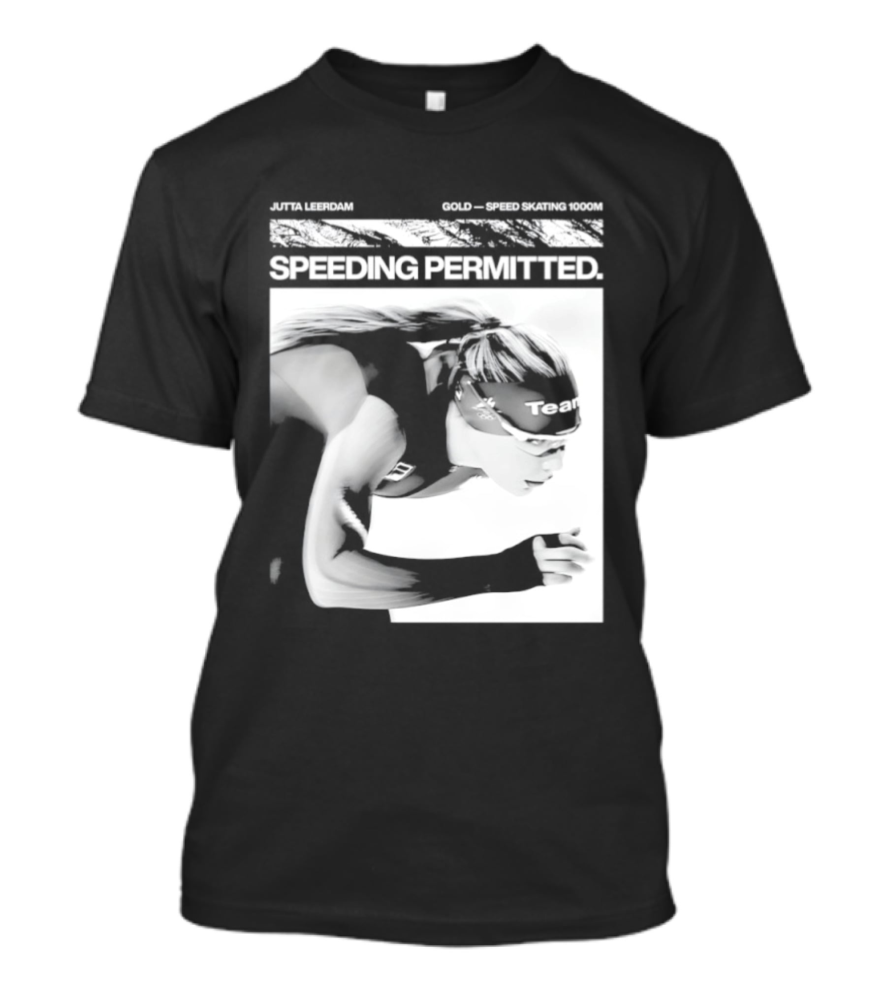 Jutta Leerdam Nike Speeding Permitted Gold Medal 1000m Olympic Speed Skating T-Shirt