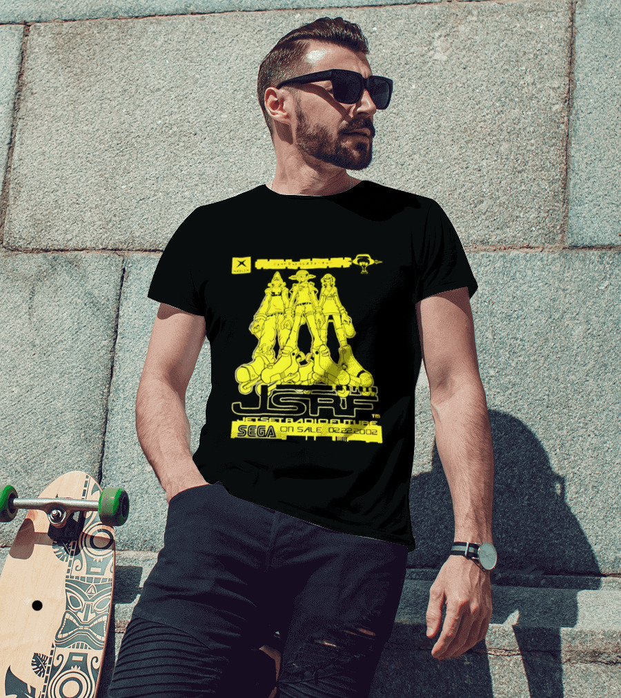 Jet Set Radio Future JSRF SEGA Xbox 2002 T-Shirt