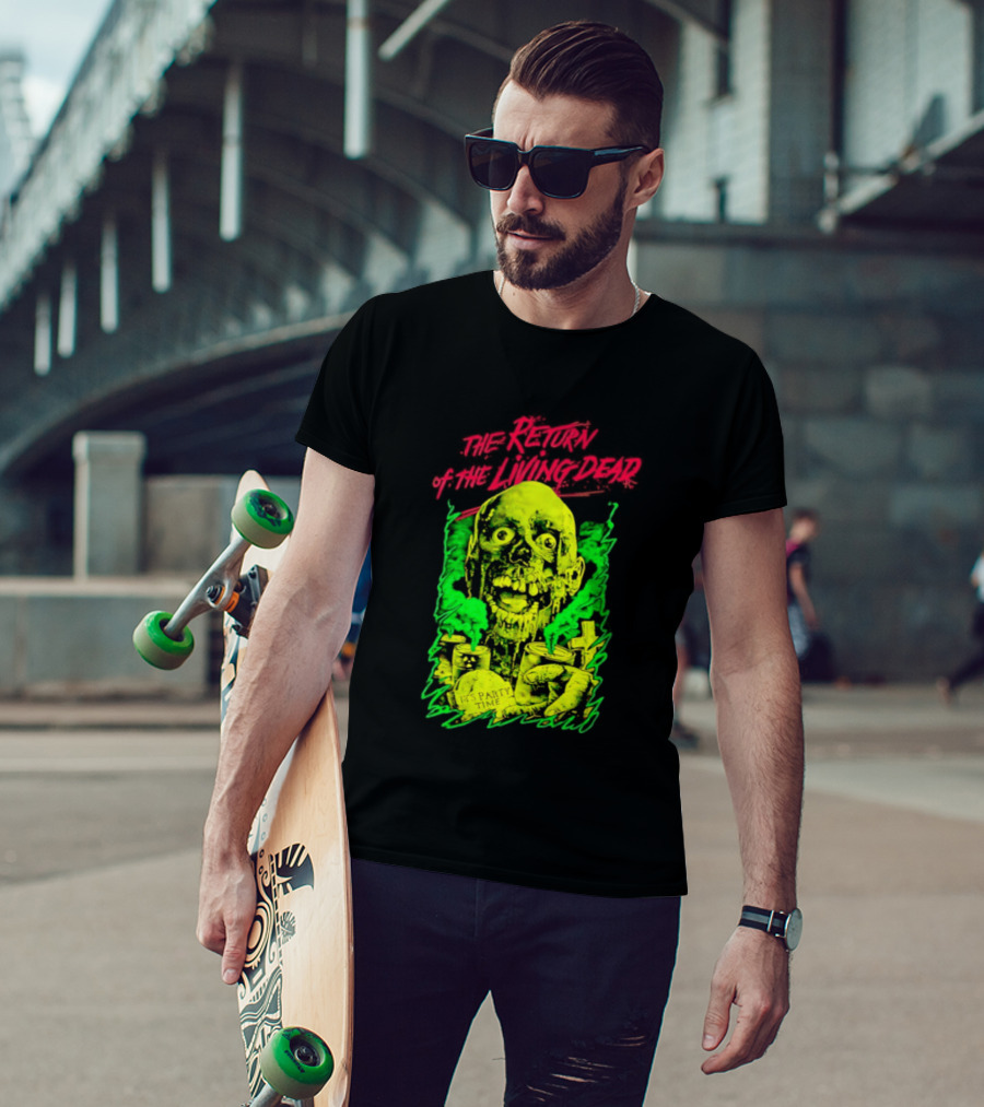Zombie It's Party Time Return Of The Living Dead Iconic Horror T-Shirt