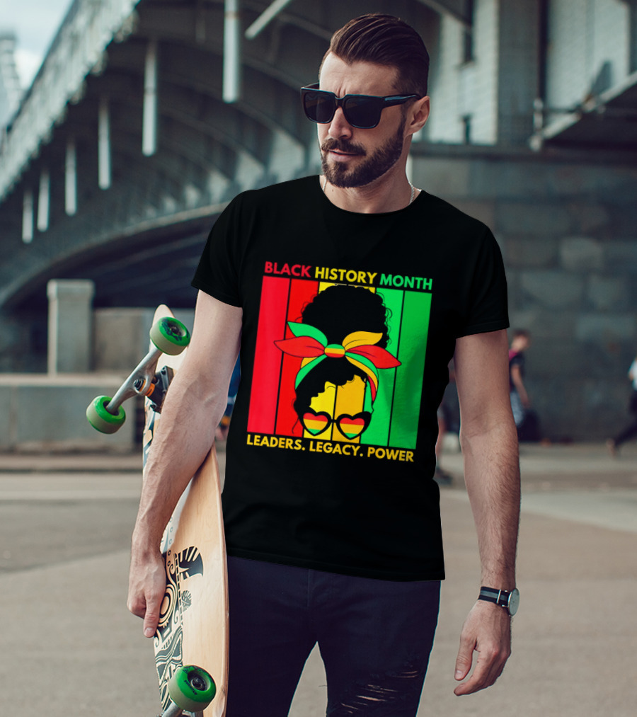 Black History Month Leaders Legacy Power African American T-Shirt