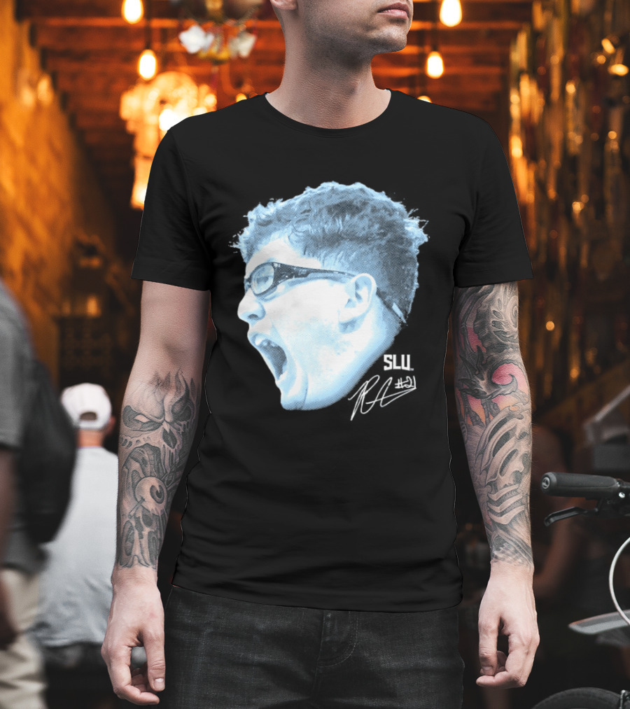 Robbie Avila Saint Louis Billikens SLU Big Head T-Shirt