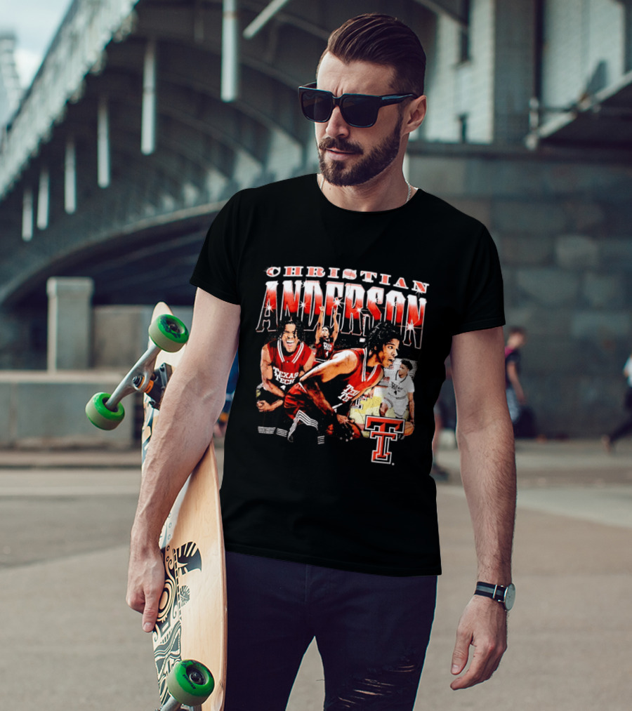 Christian Anderson Texas Tech Basketball 90s T-Shirt