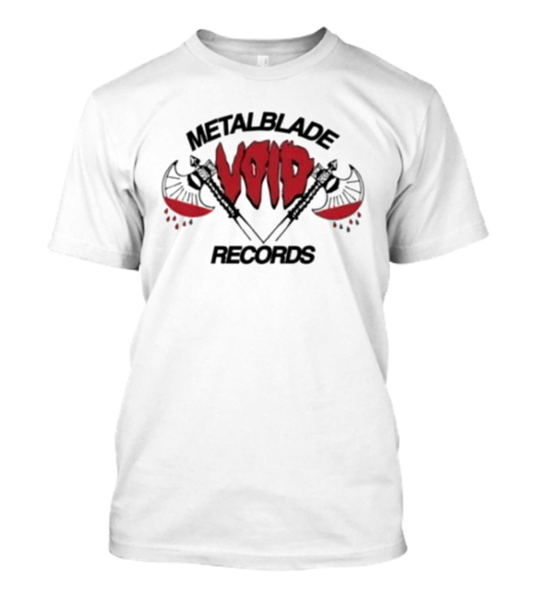 Metal Blade Void Records Axes Blood Splatter T-Shirt