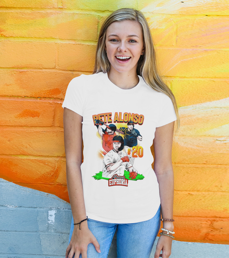 Pete Alonso Planet Euphoria #20 Baseball T-Shirt