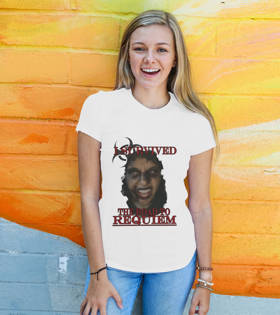 I Survived The Road To Requiem Intense Face Expression T-Shirt