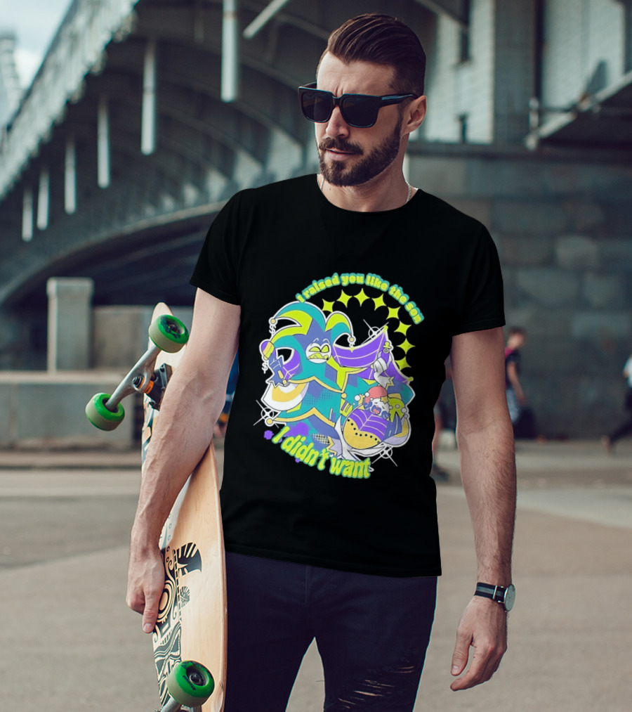 Mammon I Raised You Like The Son I Didn't Want Colorful Jester T-Shirt