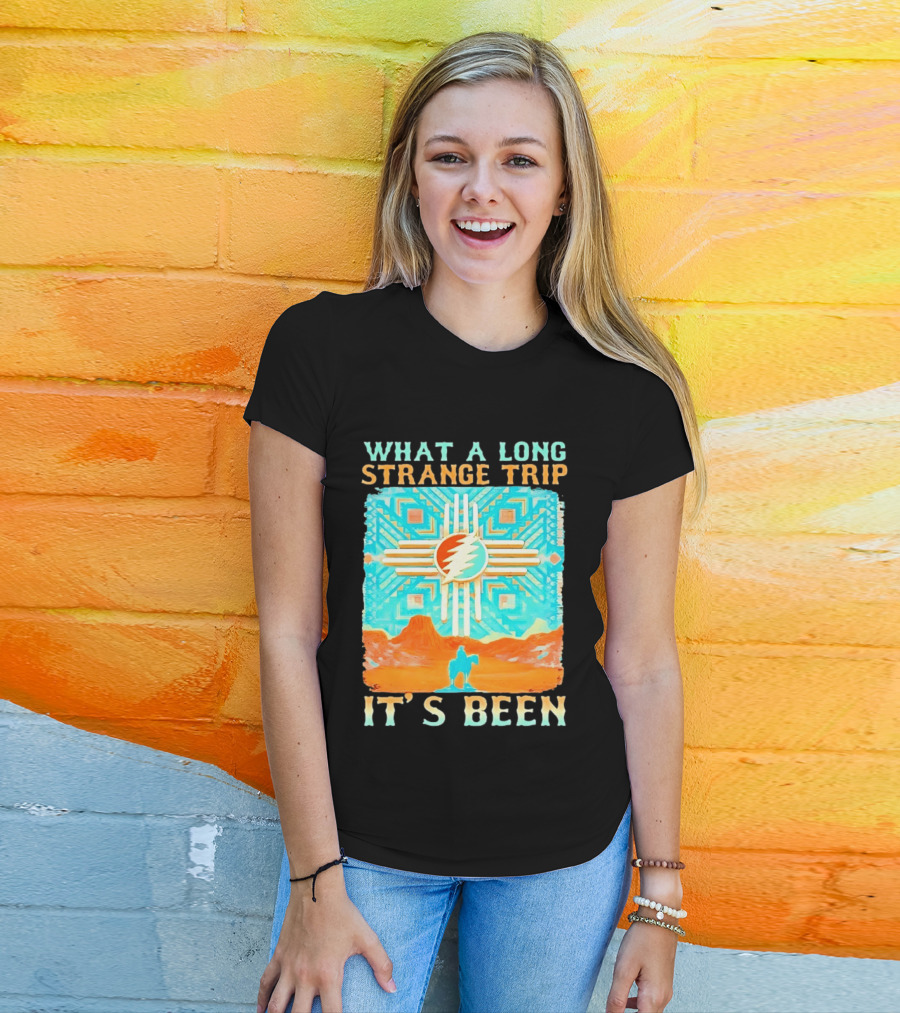 What A Long Strange Trip It's Been Grateful Dead Zia T-Shirt