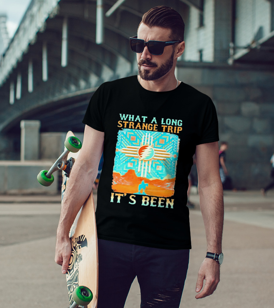What A Long Strange Trip It's Been Grateful Dead Zia T-Shirt