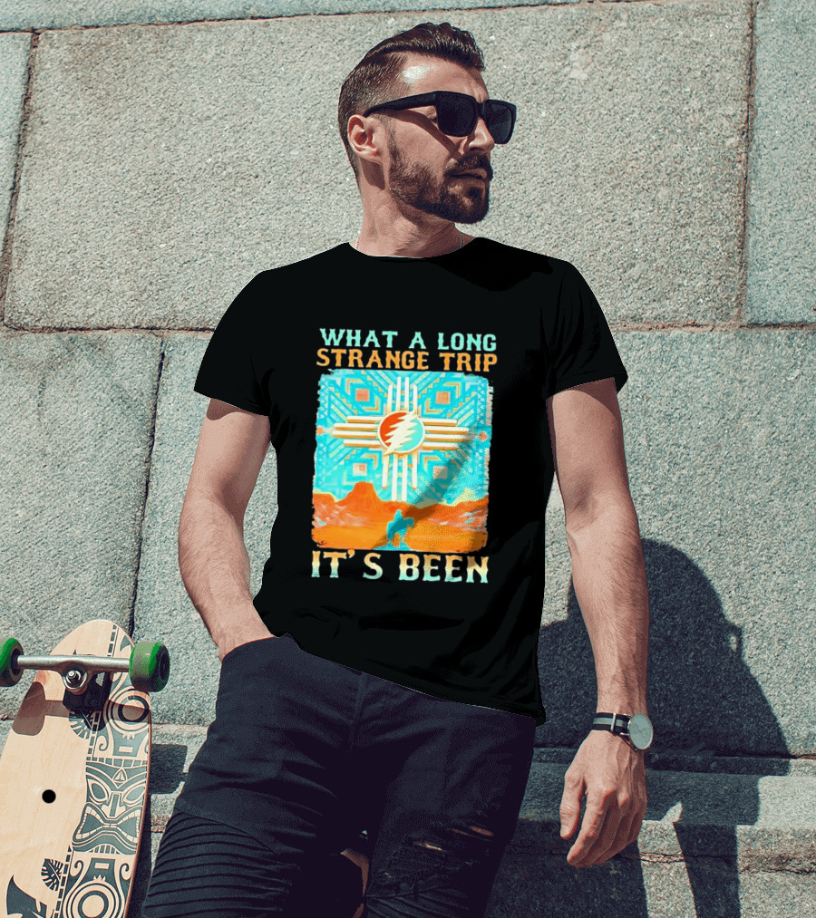 What A Long Strange Trip It's Been Grateful Dead Zia T-Shirt