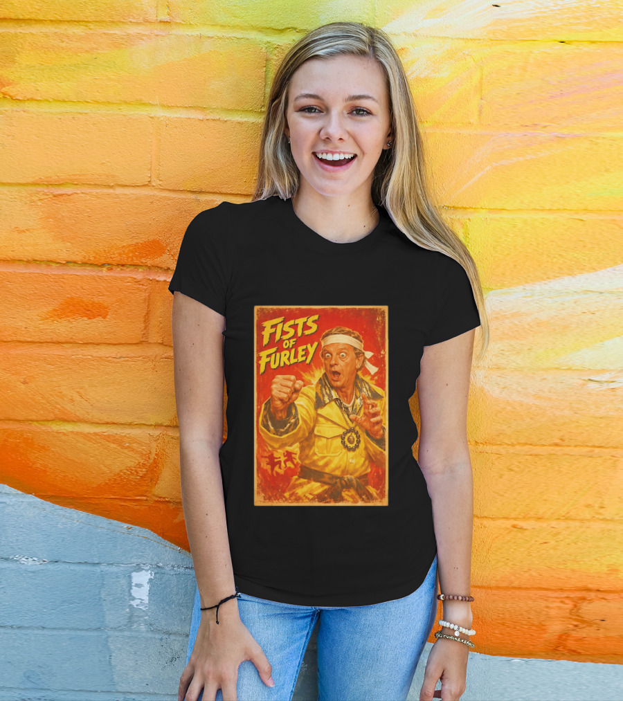 Fists Of Furley Retro Karate Kung Fu Master T-Shirt