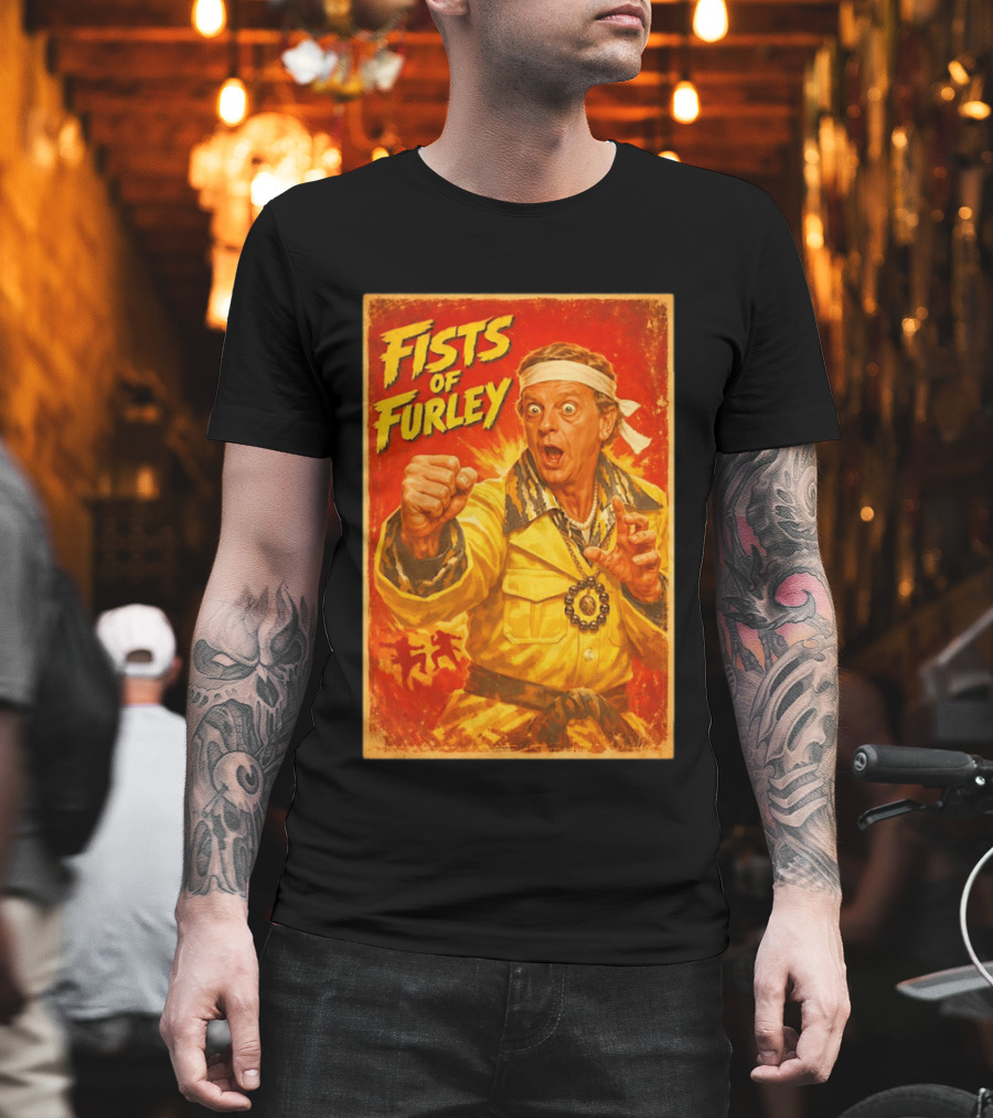 Fists of Furley Retro Karate Kung Fu Master T-Shirt