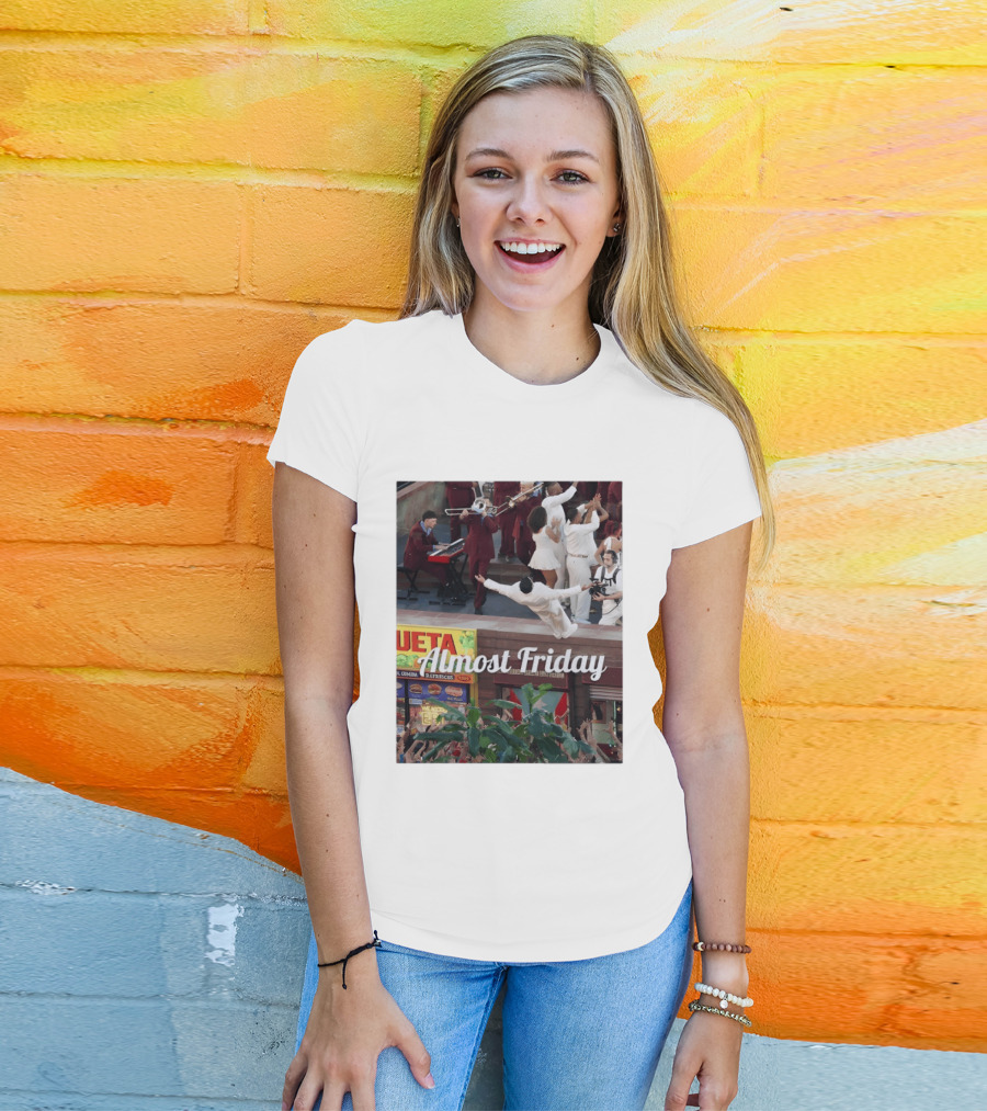 Almost Friday Bad Bunny Un Verano Sin Ti Party Scene T-Shirt