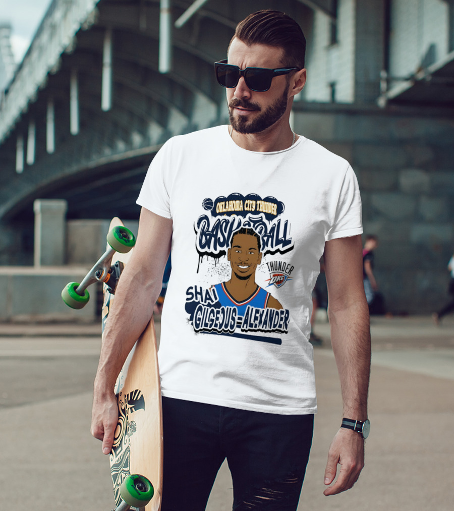 Oklahoma City Thunder Shai Gilgeous Alexander Basketball Thunder T-Shirt