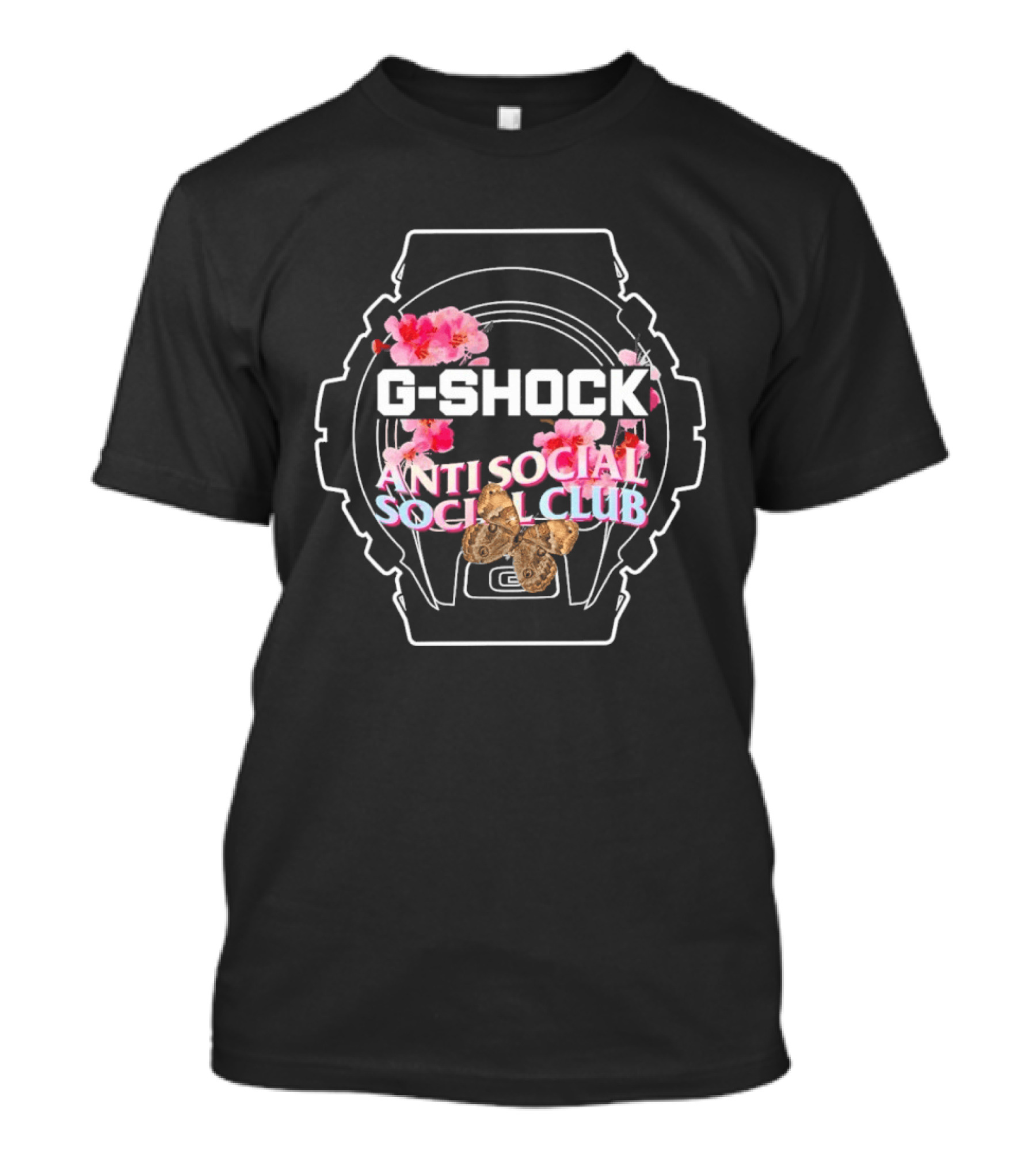 ASSC Anti Social Social Club G Shock Floral Collaboration T-Shirt