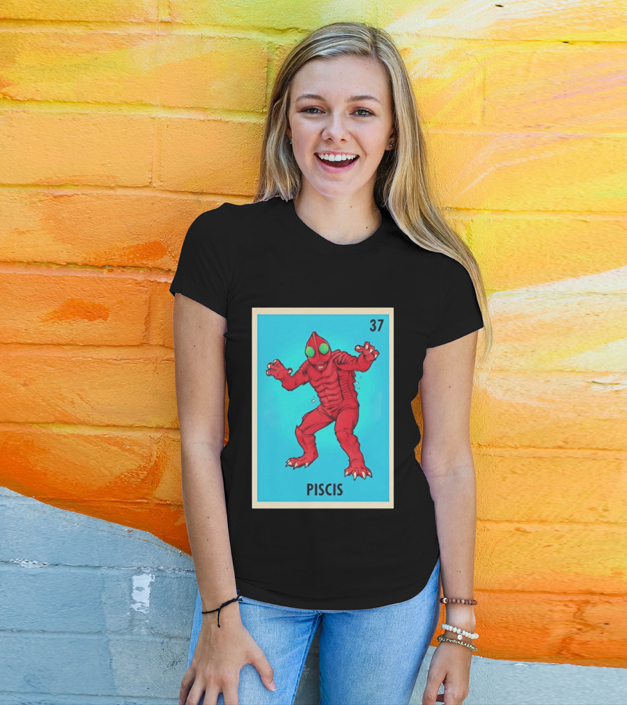 Piscis Card 37 Loteria Monster T-Shirt