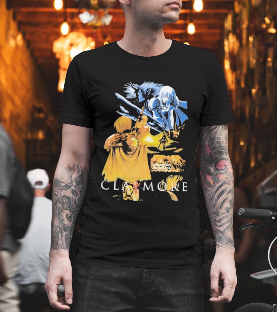 Claymore Clare Unforgiven Vengeance Sword Battle Scene T-Shirt