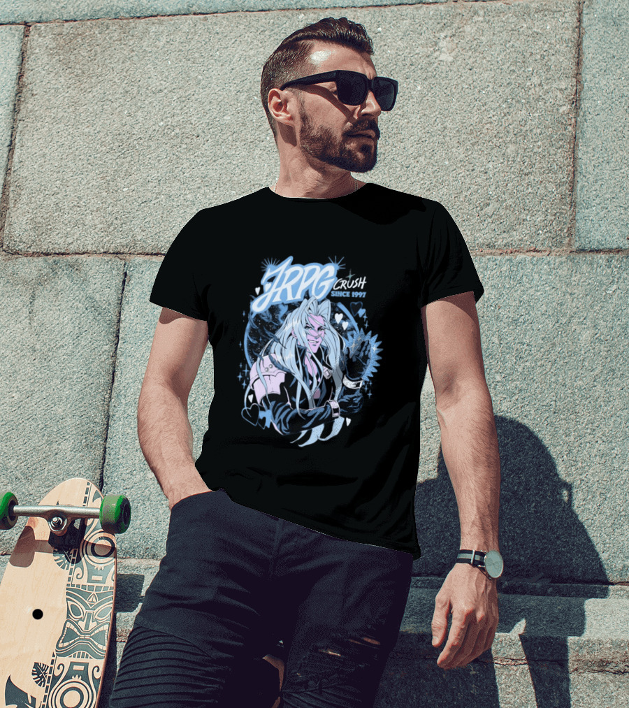 Sefikura JRPG Crush Iconic Character Tribute Since 1997 T-Shirt