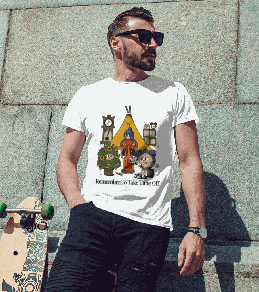 Camping Time Relax Outdoors Remember To Take Time Off T-Shirt