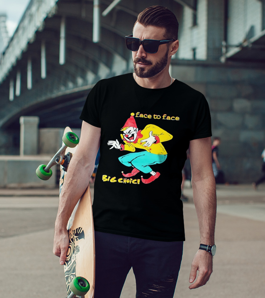 Face To Face Big Choice Punk Band Clown T-Shirt