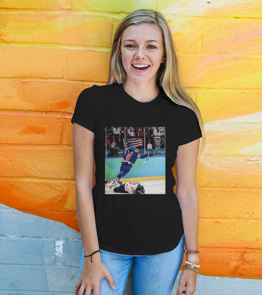 Team USA Women's Hockey Gold Win Milan 2026 Celebration T-Shirt
