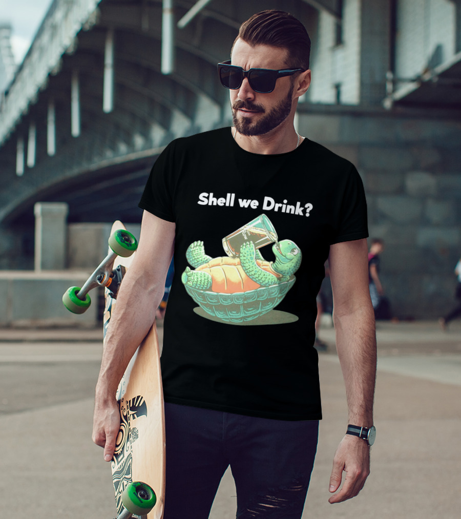 Shell We Drink Irish Party Turtle T-Shirt