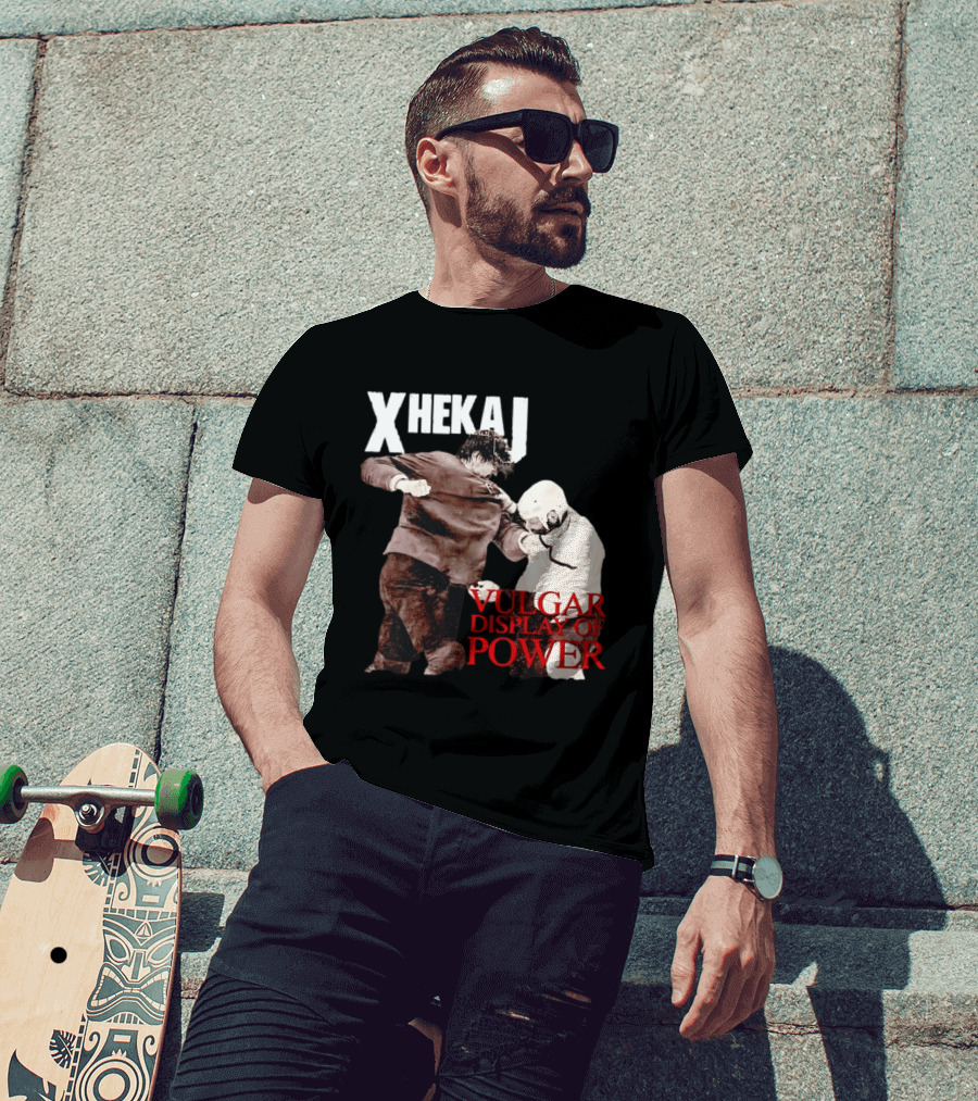 Xhekaj Vulgar Display Of Power Hockey Fight T-Shirt