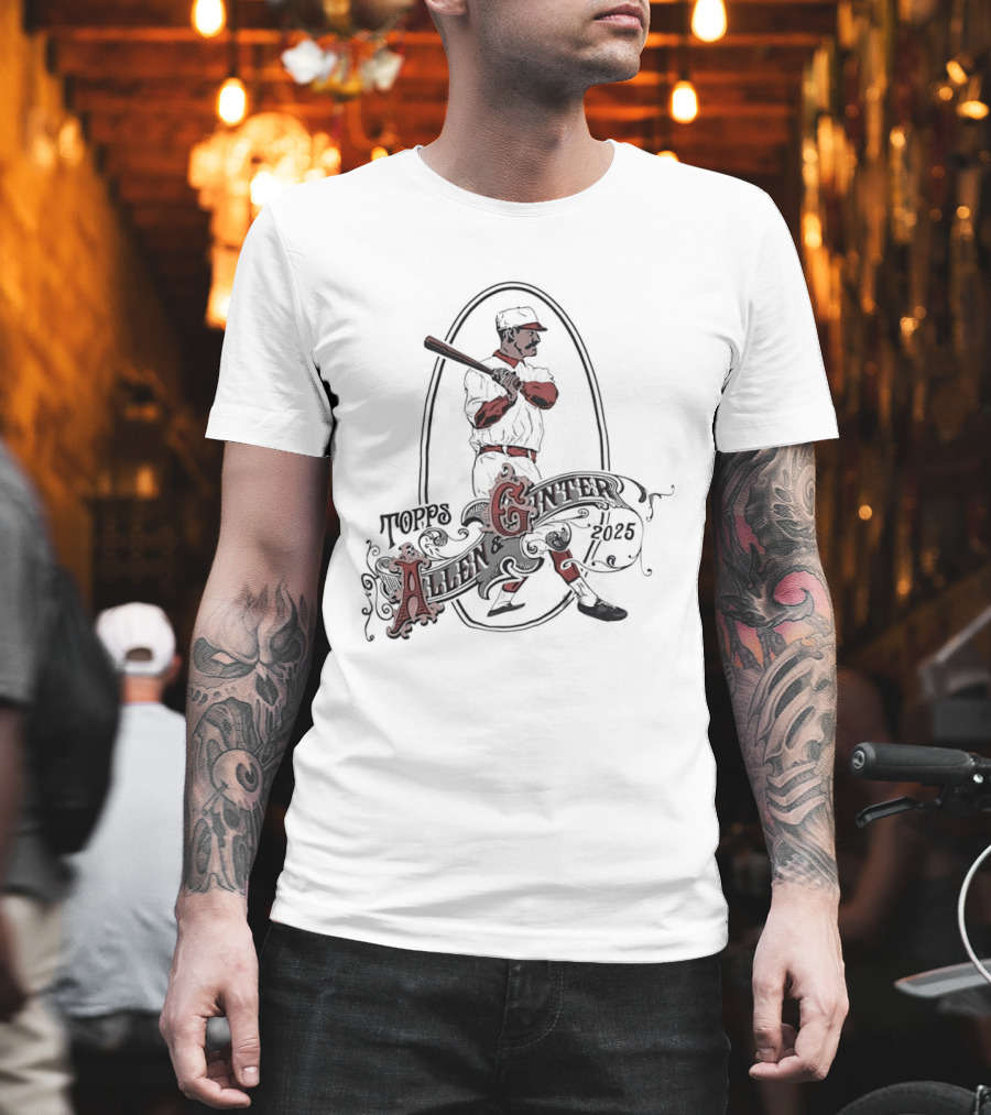 Allen and Ginter 2025 Vintage Baseball Player T-Shirt