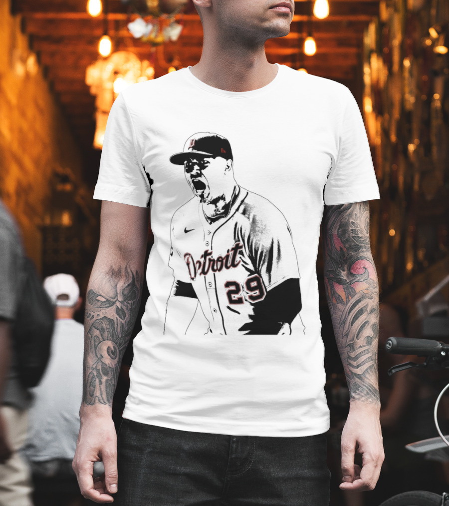 Detroit Tigers Tarik Skubal 29 Don't Tap T-Shirt
