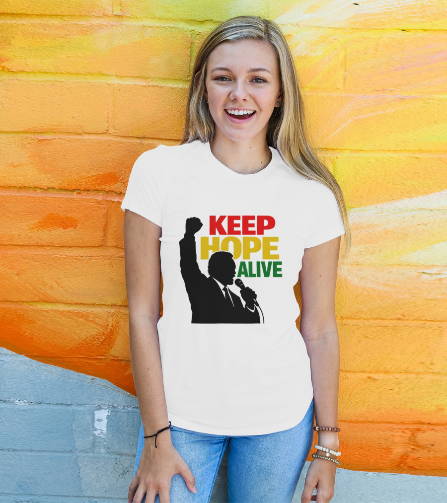 Keep Hope Alive Raised Fist T-Shirt